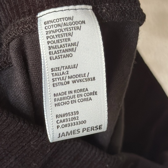 James Perse | Rib Skinny Skirt in Black | Size 2/M | Style WVKC5918 - Picture 5 of 5